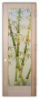 Interior Prehung Door or Interior Slab Door - Bamboo Shoots II Green -...
