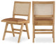 Abby Chair, Cognac, Natural Finish, Side Chair