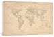 "World Map Of Cities II" Wrapped Canvas Art Print, 40x26x1.5