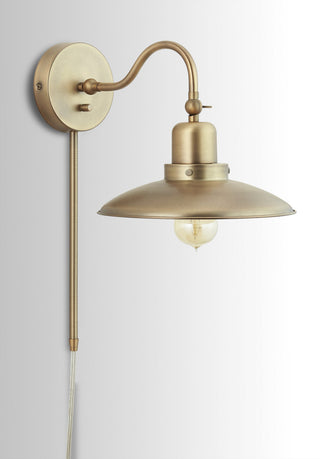 Capital Lighting 634811 18" Tall Bathroom Sconce - Aged Brass