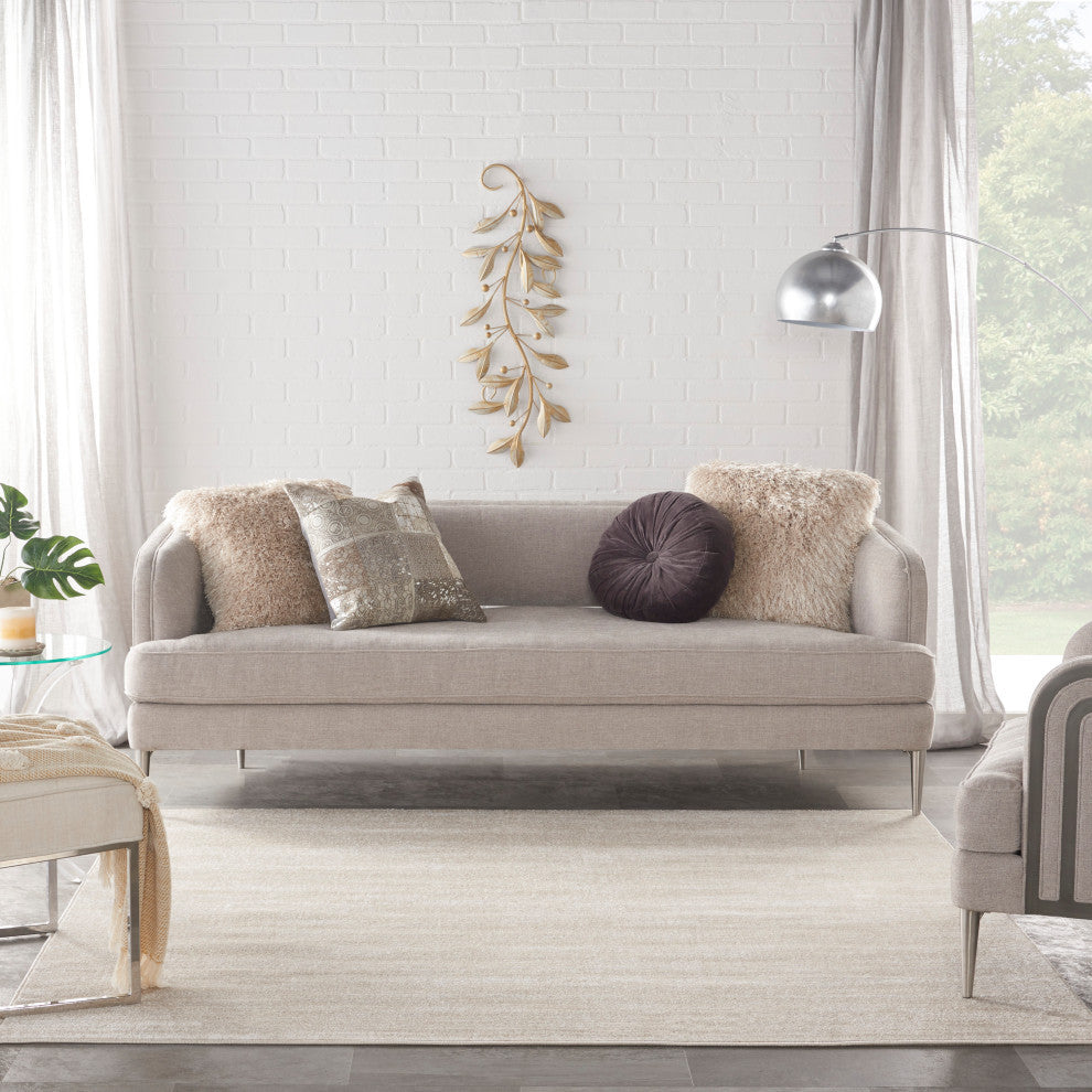 Nourison Essentials 9' x Square Ivory Beige Outdoor Area Rug