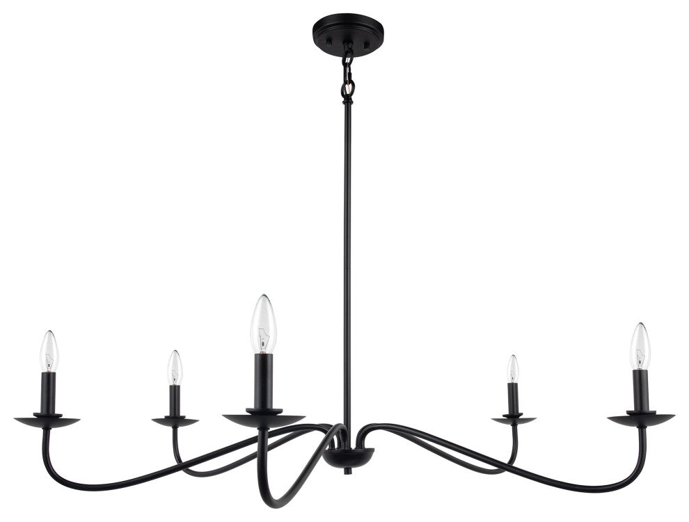 5-Light Elegant Traditional Chandelier