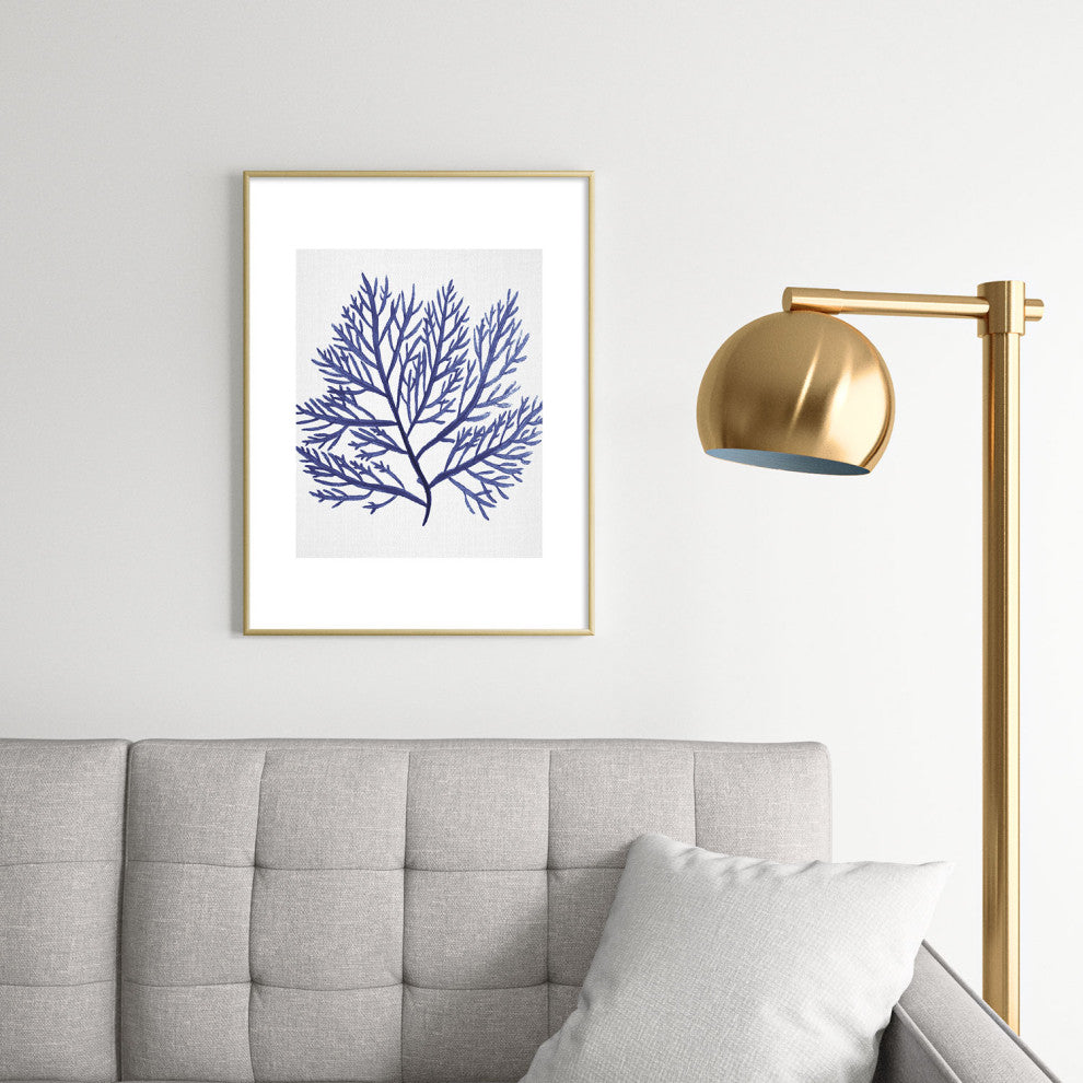 Gal Design Seaweed 9 Metal Framed Art Print