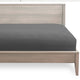 Bare Home Microfiber Fitted Sheets - Set of 2, Gray, Full