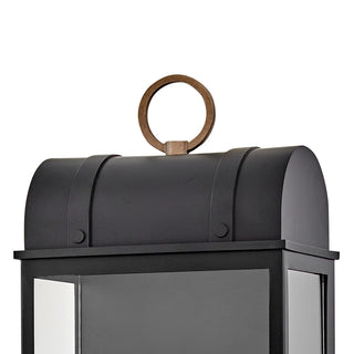 Hinkley Campbell Large Wall Mount Lantern, Black