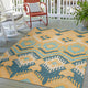 Indoor/Outdoor Sedona SN2 Marigold Machine Washable 8' x 10' Rug