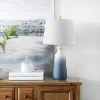 Safavieh Narem Table Lamp, White/Blue