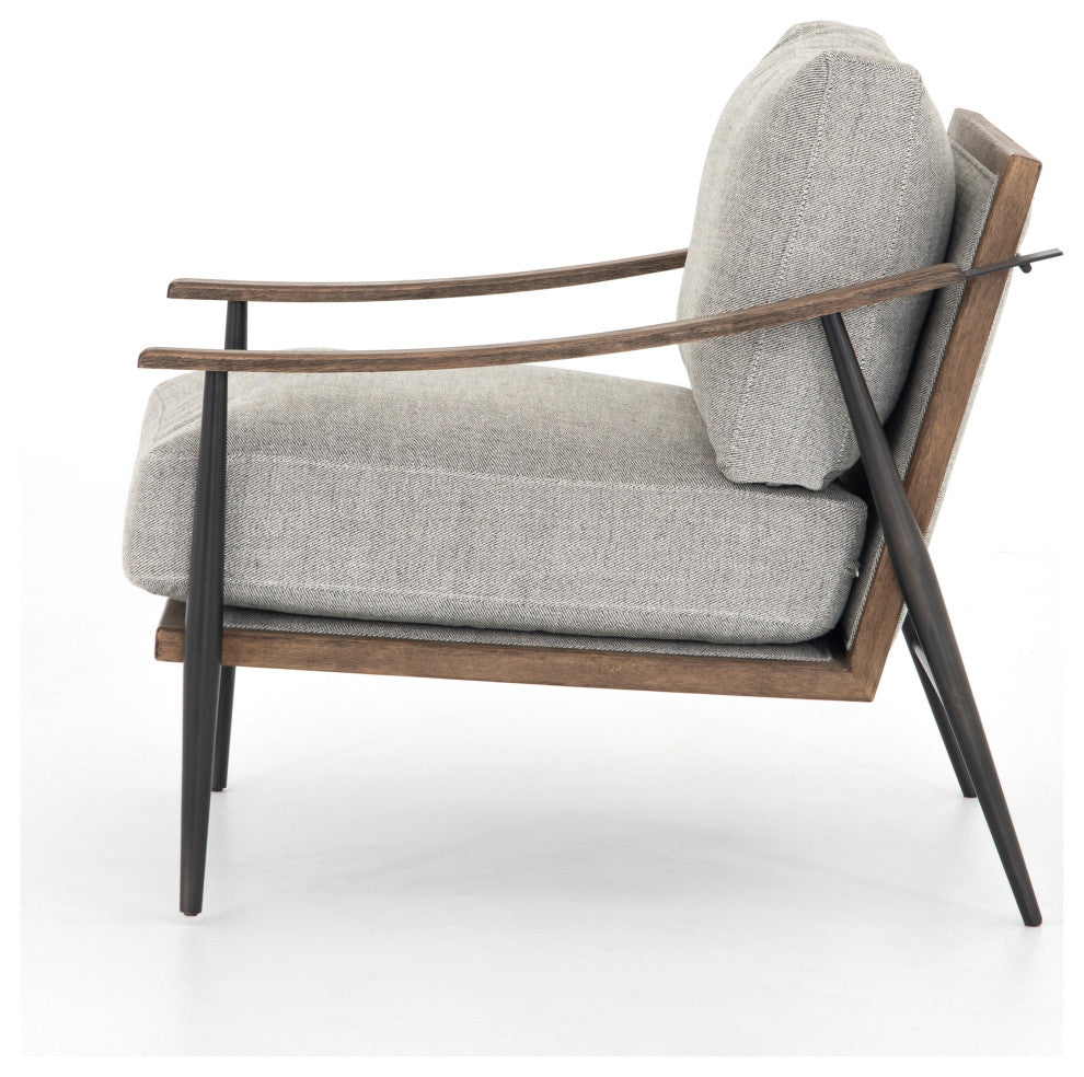 Kennedy Chair-Gabardine Grey