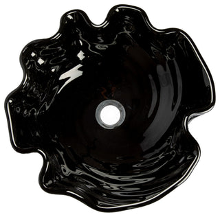 Eden Bath EB_GS68 Midnight Wave Glass Vessel Sink