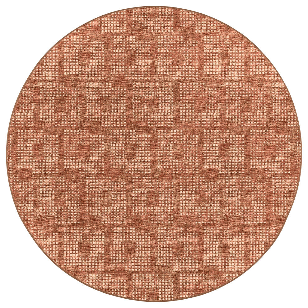 Dalyn Delano DA1 Paprika 8'x8' Round Rug