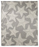Starfish Gray 50x60 Throw Blanket