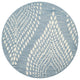 Safavieh Bella Bel126A Rug, Blue/Ivory, 5'0" X 5'0" Round