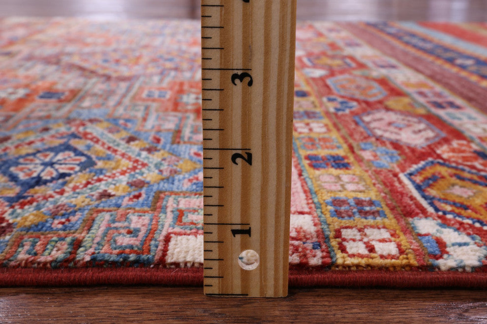 2' 7" X 4' 0" Super Kazak Khorjin Hand-Knotted Wool Rug Q11037