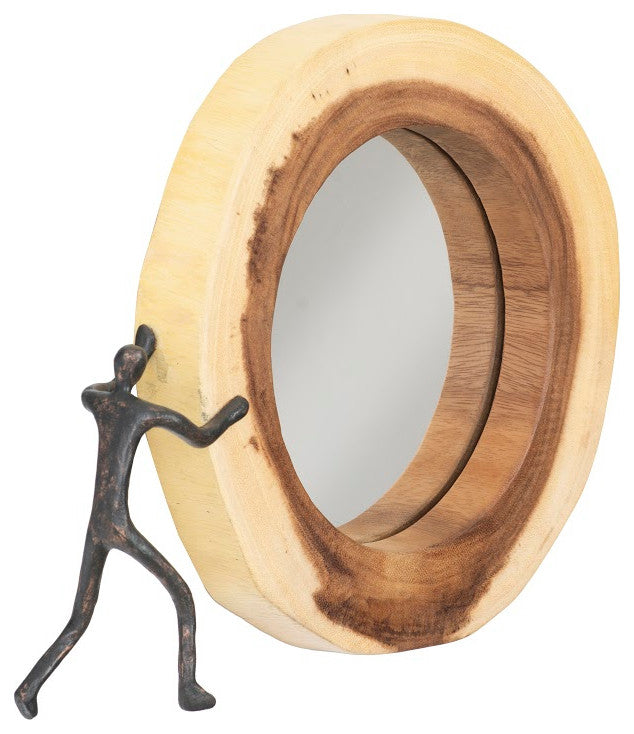 Atlas Crosscut Mirror, Small, Left Side Full Body