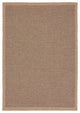 Vibe Kidal Indoor/Outdoor Solid Brown/Black Area Rug 4'X6'