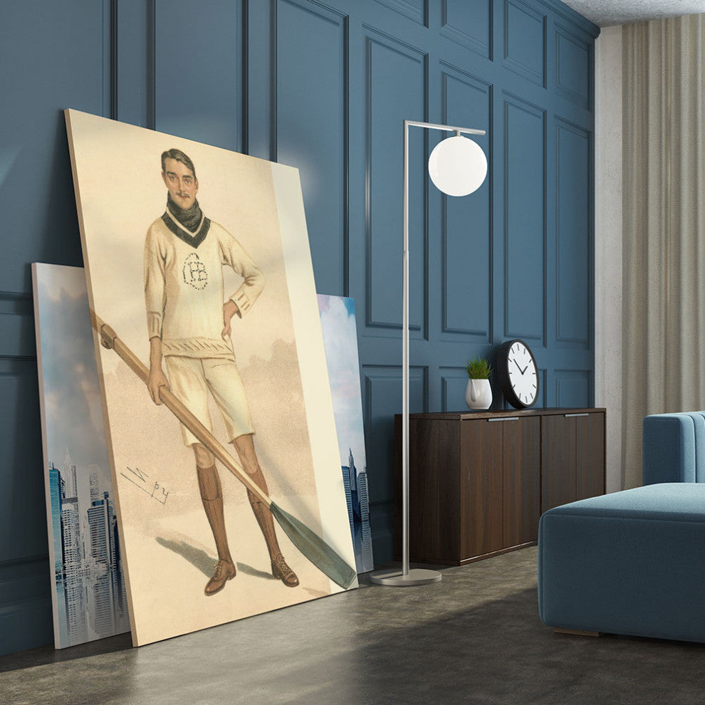 "Vanity Fair Rowing" Fine Art Giant Canvas Print, 54"x84"
