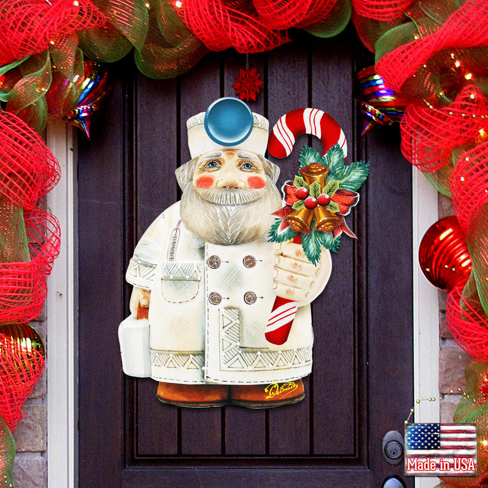 Doctor Santa Door Hanger