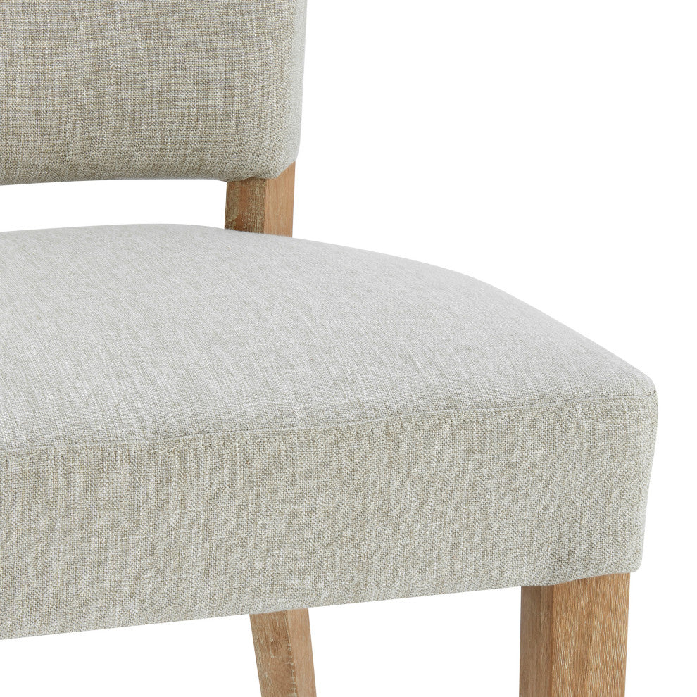 Austin Fabric Dining Side Chair, Rice