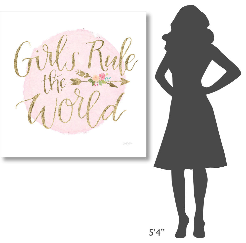 "Girl Power III" Digital Paper Print by Jenaya Jackson, 42"x42"