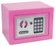 Digital Steel Security Safe For Valuables by Stalwart, Pink