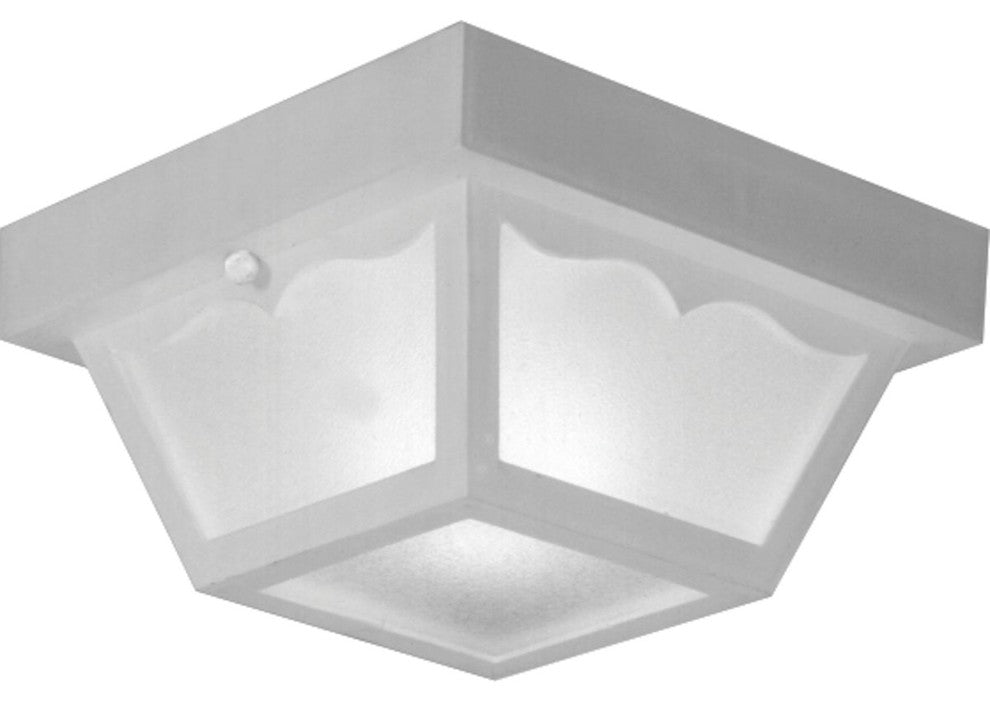 1-Light Close-To-Ceiling, White