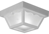 1-Light Close-To-Ceiling, White