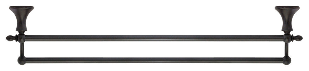 MODONA's 24" Double Towel Bar Antica Series -, Rubbed Bronze