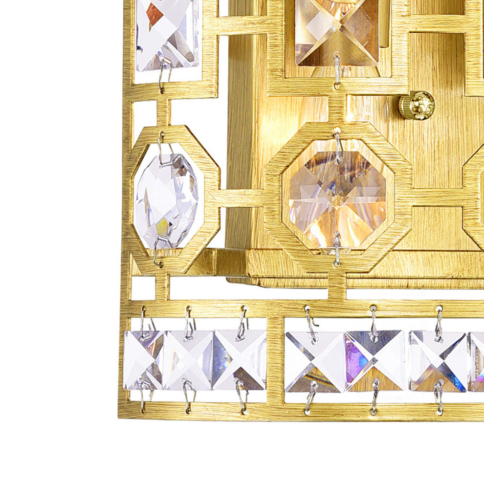 Belinda 2 Light Wall Sconce With Champagne Finish