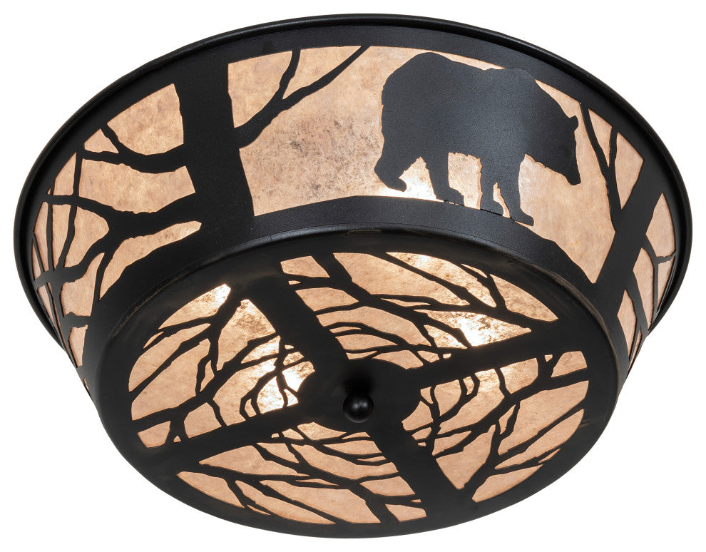 22 Wide Bear on the Loose Flushmount