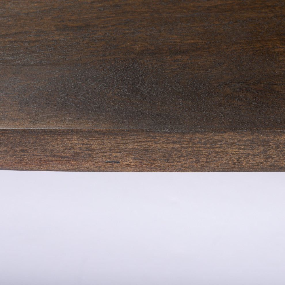 Viktor Dark Brown Solid Wood Coffee Table