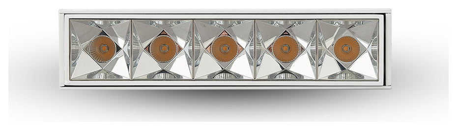 5 Lights Integrated LED Surface Mounted Downlight Commercial Grade, White
