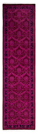 Overdyed One-of-a-Kind Hand-Knotted Area Rug Pink, 2' 8" x 10' 1"