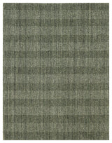 Bence Transitional Hand-Woven Wool Blend Area Rug, Green, 10'x14'