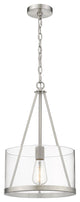 Innovations 383-1S-SN-G383A-12CL 1 Light Mini Pendant, Brushed Satin Nickel