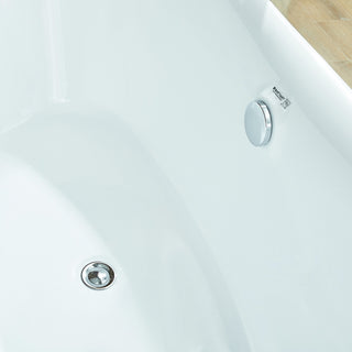 Vanity Art 68" Freestanding Acrylic Bathtub
