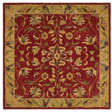 Safavieh Anatolia an526a Rug, Burgundy/Gold, 6'0"x6'0" Square