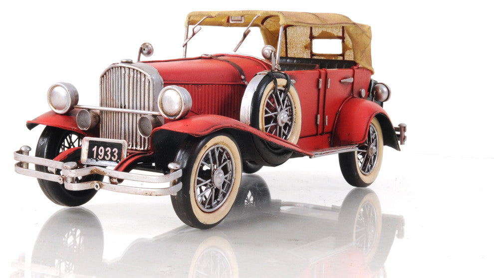 1933 RED DUESENBERG J 1:12 Collectible Metal scale model Automobile