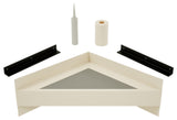 The Original™ Floating Corner Shower Bench Kit with Wedi Building Boards, 32