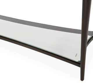 Aico Amini Paris Chic Console Table in Espresso
