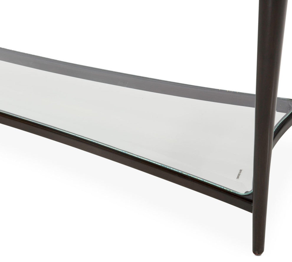 Aico Amini Paris Chic Console Table in Espresso