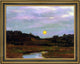 George Inness Harvest Moon Framed Premium Canvas Print, 18"x24"