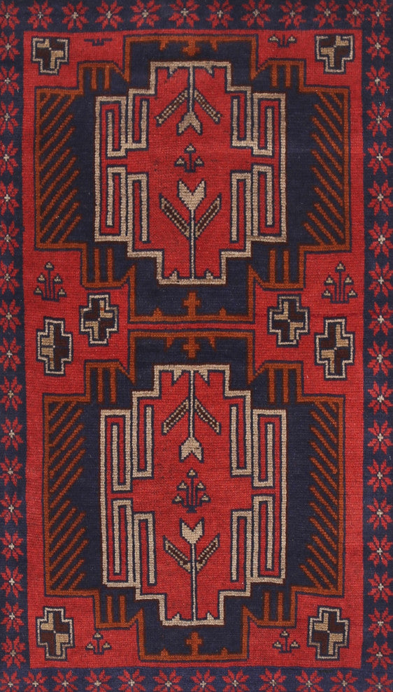 Ahgly Company Indoor Rectangle Traditional Area Rugs, 2' x 3'