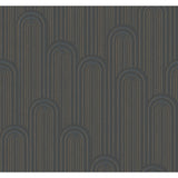 Black Metallic Speakeasy Wallpaper