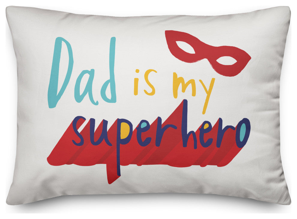 Superhero Dad 14x20 Spun Poly Pillow