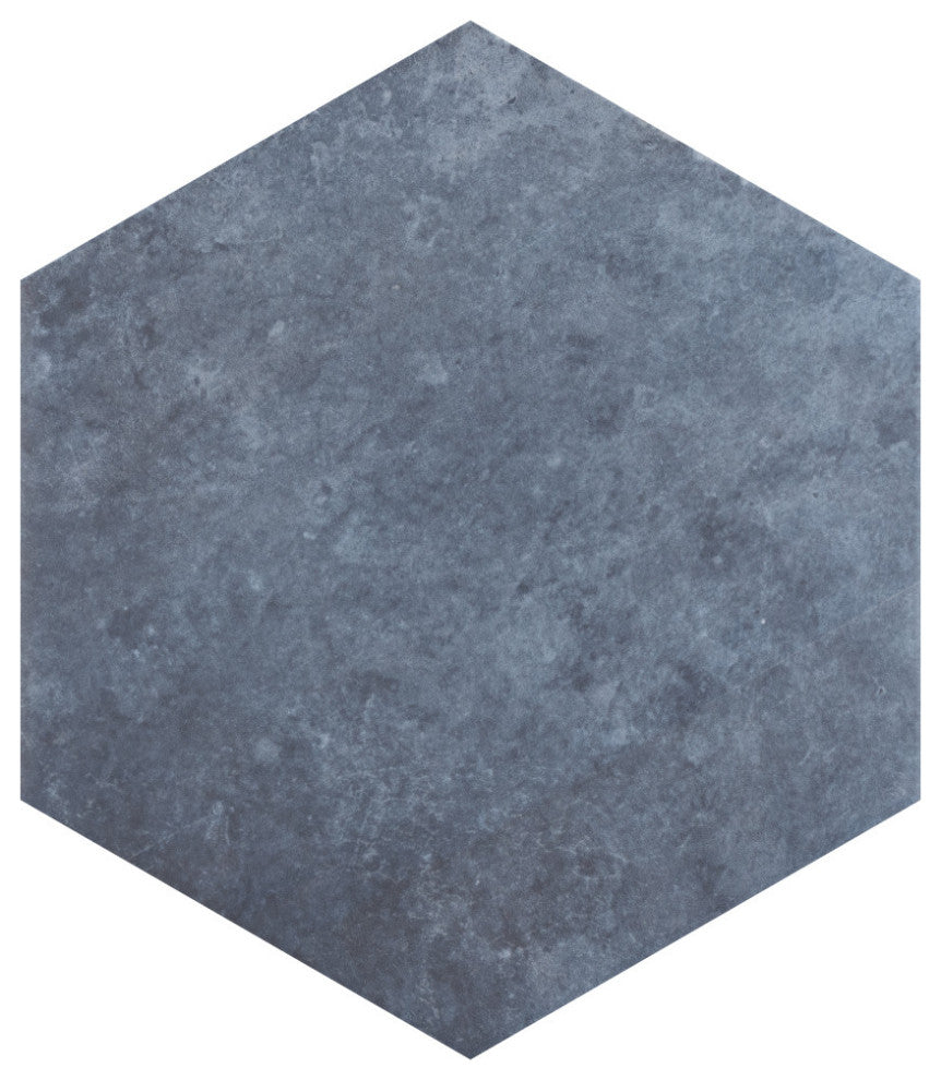 Heritage Hex Indigo Porcelain Floor and Wall Tile