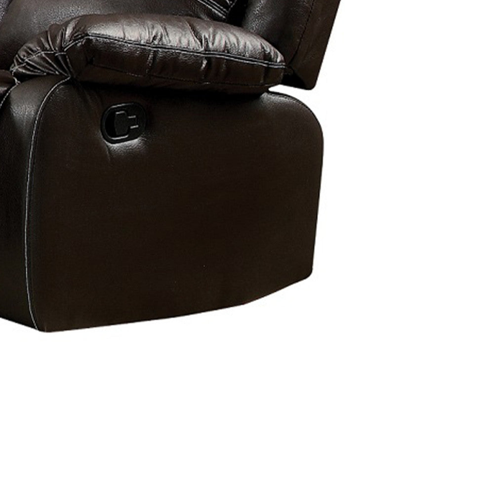 ACME Zuriel Motion Sofa, Brown Synthetic Leather