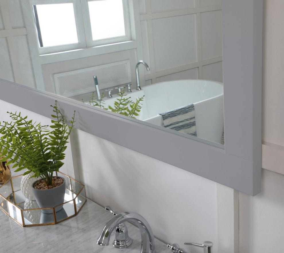 Anderson Rectangle Vanity Mirror 72", Gray