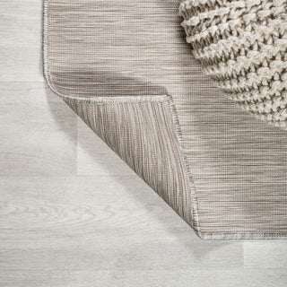 Ethan Modern Flatweave Solid, Light Gray, 9 X 12
