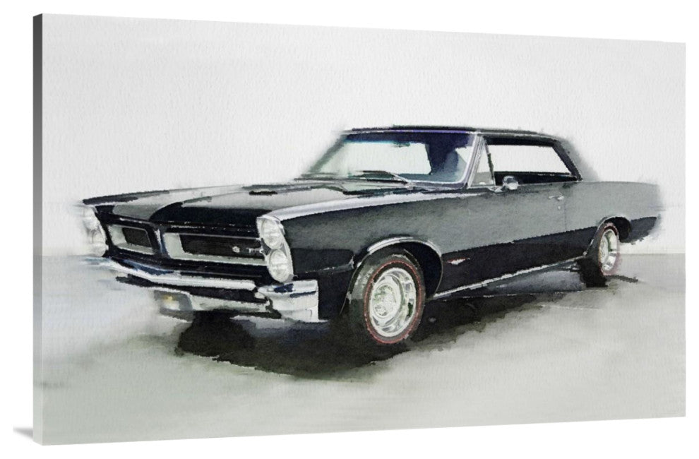 "1966 Pontiac GTO Watercolor" Fine Art Print