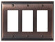 Amerock 3 Rocker Wall Plate, Oil-Rubbed Bronze